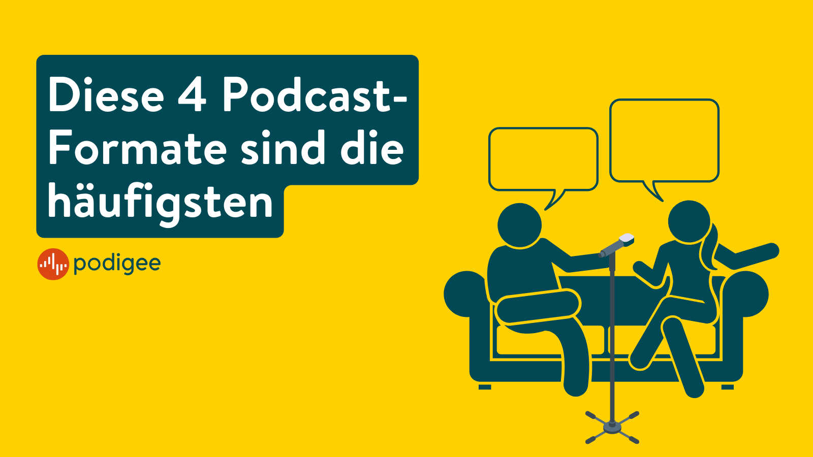 Diese 4 Podcast-Formate sind die häufigsten