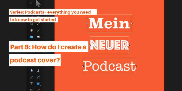 How do I create a podcast cover?