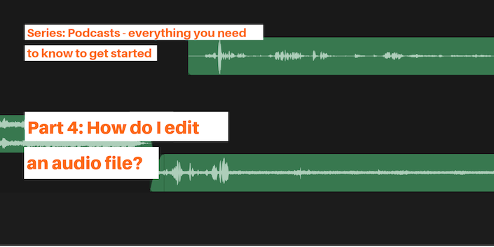 How do I edit an audio file?